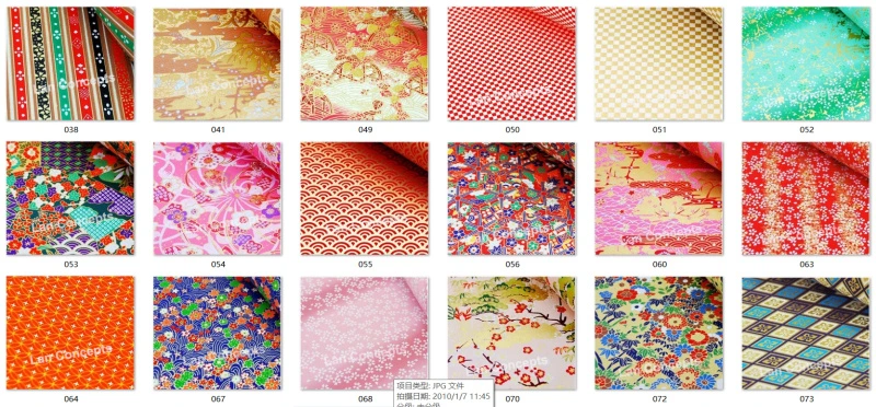 14cm Washi Gift Wrapping Yuzen Paper Crafts Scrapbook Origami Paper