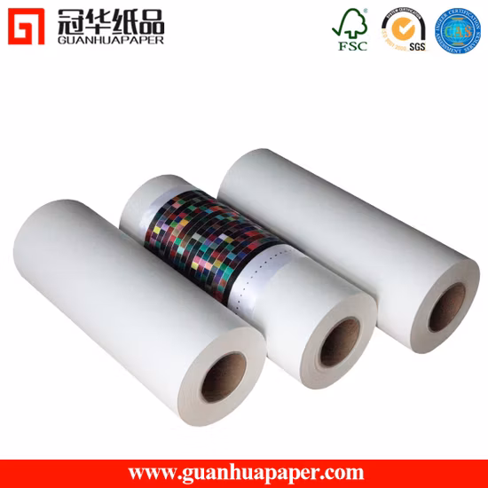 Rouleau de papier de sublimation OEM de bonne qualité, impression personnalisée